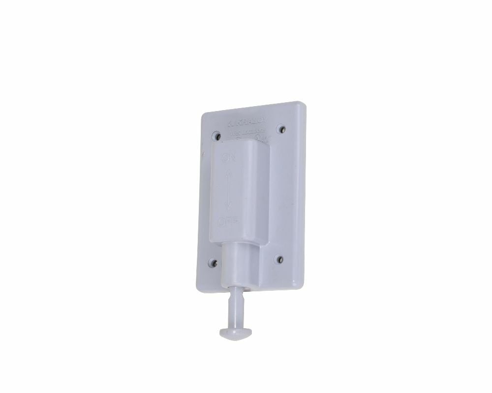 078899 Weatherproof Cover, 4.725 in L x 2.97 in W x 1.215 in D, Plunger-Style Switch Cover, PVC