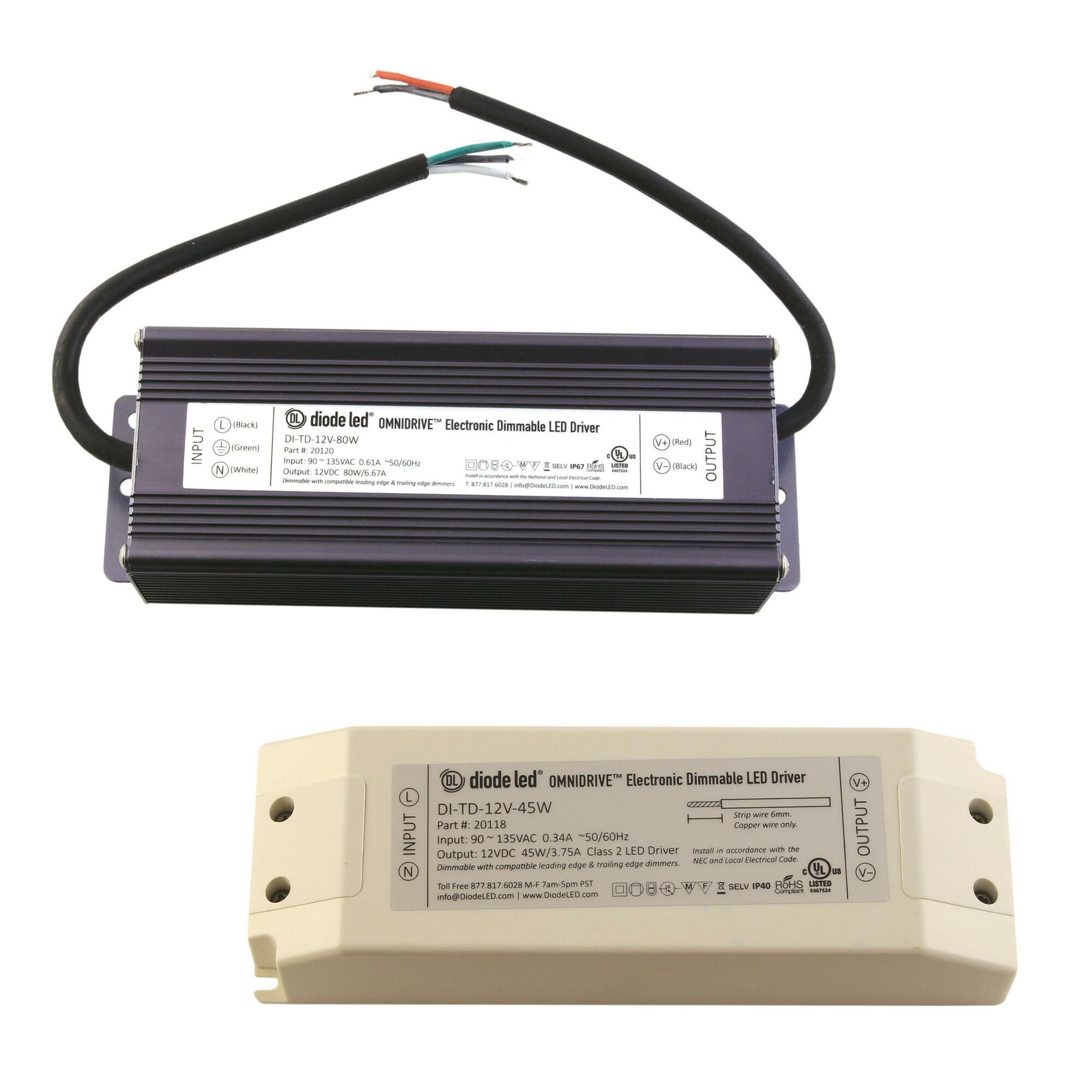 DI-TD-24V-120W OMNIDRIVE Electronic Dimmable Driver, 24V DC, 120W