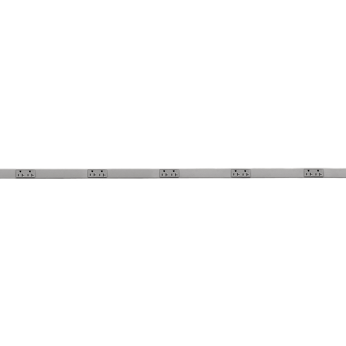HBL24GBA612GY Fully Insulated Pre-Wired Standard Metallic Raceway, 6 ft L x 1-1/2 in W x 1 in H, Steel