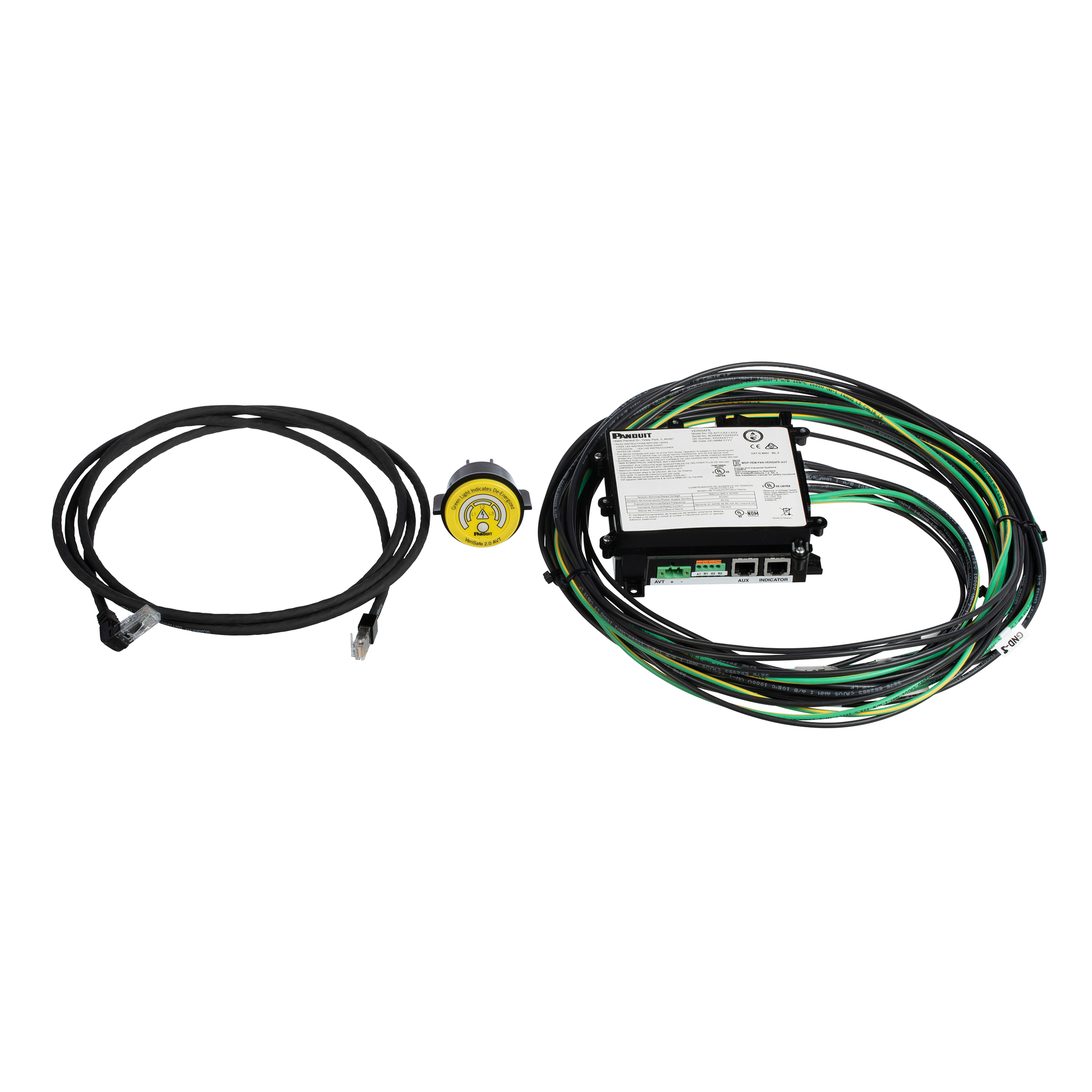 VS2-AVT-3PF-02 Three Phase AC/DC Absence of Voltage Tester, Lithium Battery, 1000/1000 V AC/DC Max Measurable