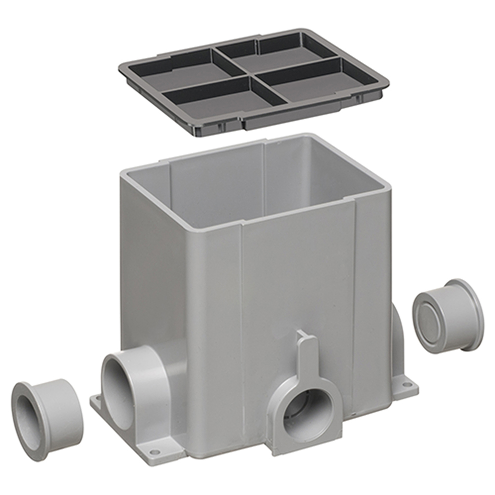 FLBC8500 Modular Non-Metallic Floor Box Kit, Plastic, 1 Gang