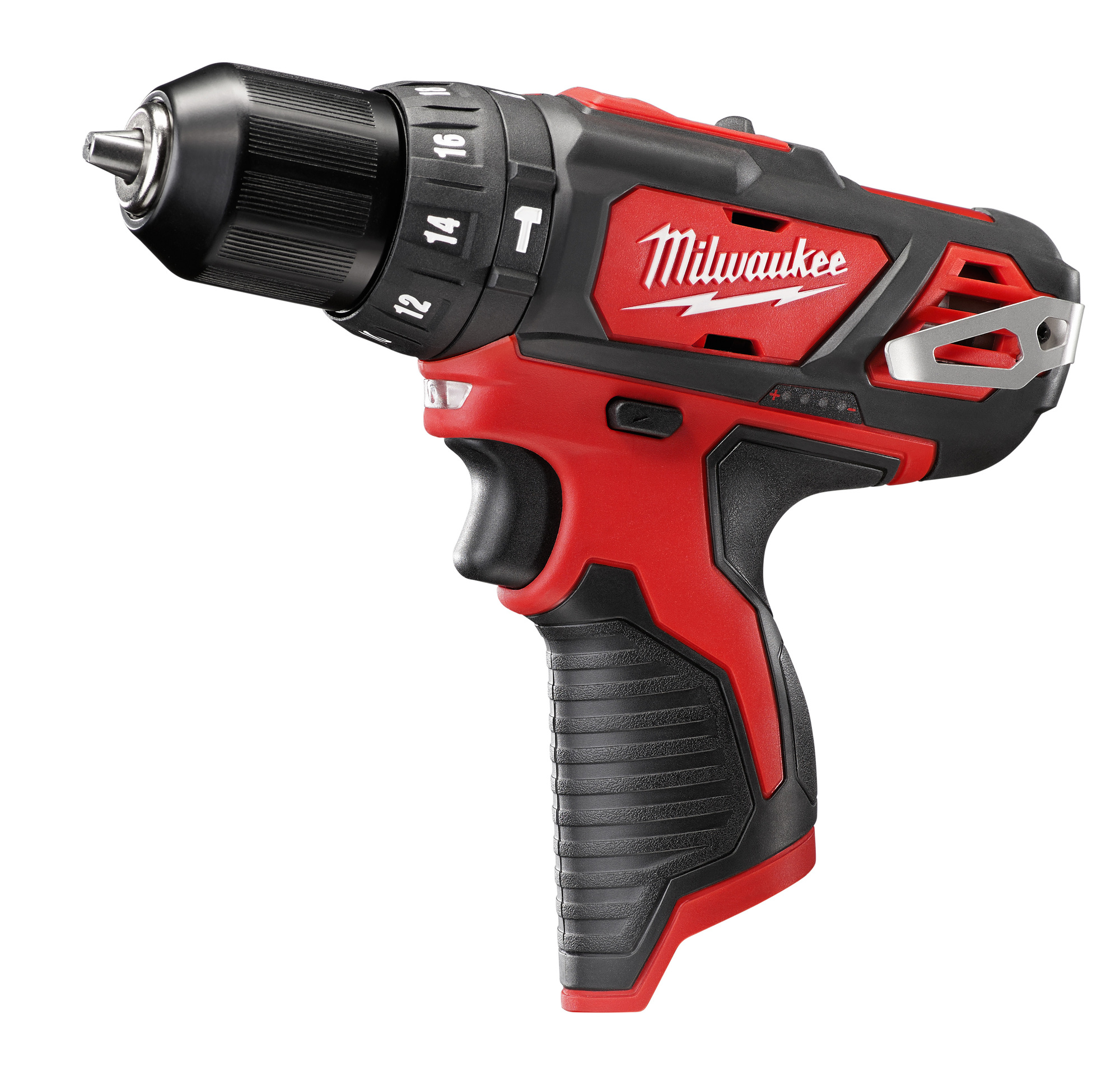 2408-20 M12 Cordless Hammer Drill/Driver, 3/8 in Keyless Chuck, 12 VDC, 400/1500 rpm No-Load, Li-Ion Battery