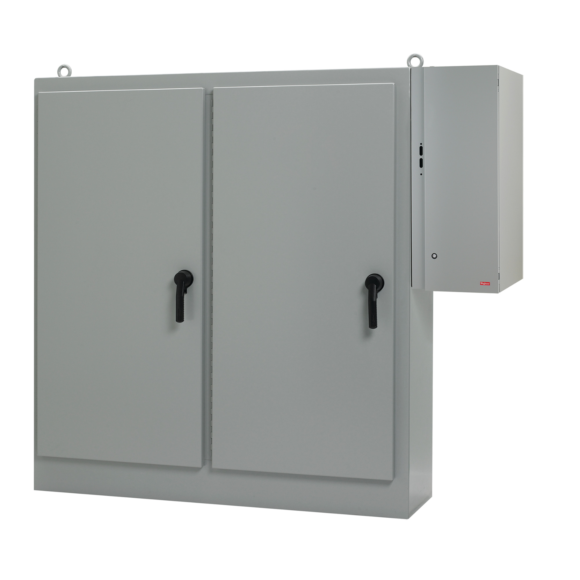A72XD2818FTCLP A28X1 1-Door External Disconnect Enclosure, 72.12 in L x 28-1/4 in W x 18.12 in D, NEMA 12/IP55 NEMA Rating, Steel