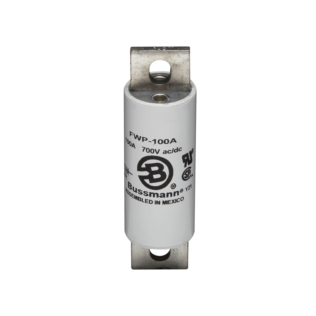FWP-100A North American Style High Speed Fuse, 100 A, 700 V AC/DC, 50/200 kAIC Interrupt, Cartridge Body