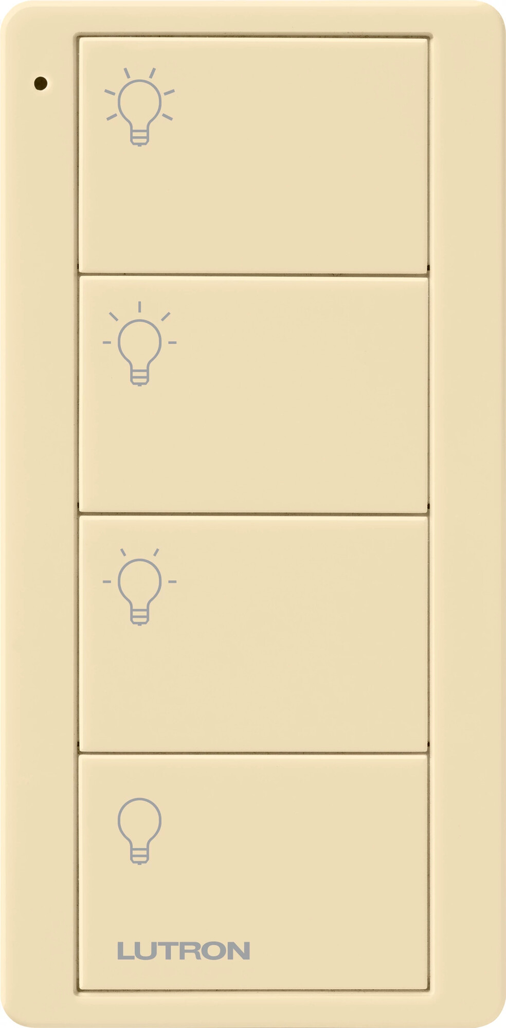 PJ2-4B-IV-L31P 4-Button Scene Control Pico Smart Remote with Light Icons, Ivory