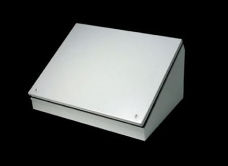 8018831 CS Series Human Machine Interface Consolet Enclosure, 36 in W x 11 in D x 16 in H, NEMA 12/13, Carbon Steel