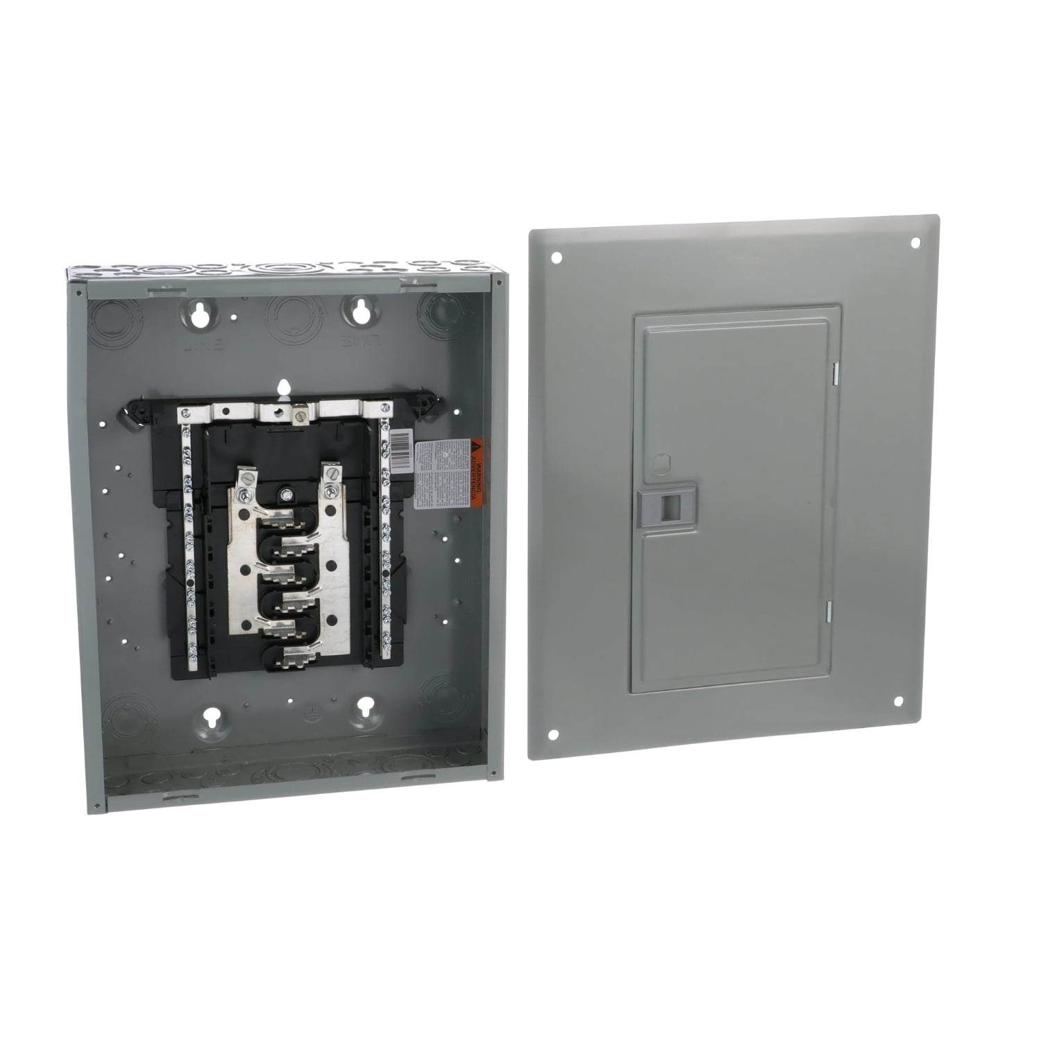 HOM1224L125PGCVP Homeline Load center, Homeline, 1 phase, 12 spaces, 24 circuits, 125A convertible main lugs, PoN, NEMA1, gnd bar, value pack