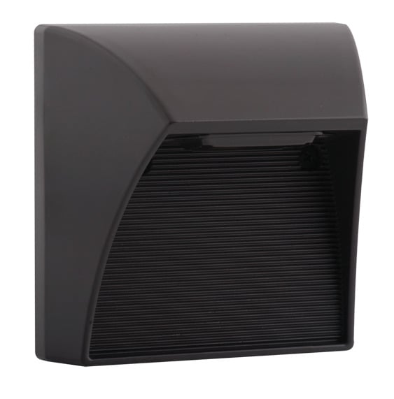SLED5Y Landscape Square Step Light,) LED Lamp, 5 W Fixture, 100/120/208/240 V AC, Bronze/Polyester Powder Coated Housing