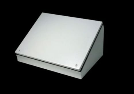 8018821 CS Series Console Enclosure, 16 in W x 7 in D x 8 in H, NEMA 12/13, Carbon Steel