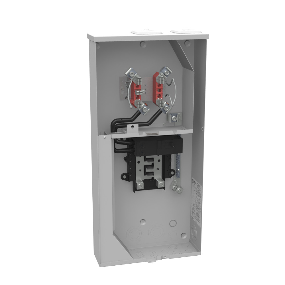 U5168-XTL-150 4 Term, Ringless, 2 Small Closing Plates, 1-150 Amp, Main Breaker, 8 Branch Circuit
