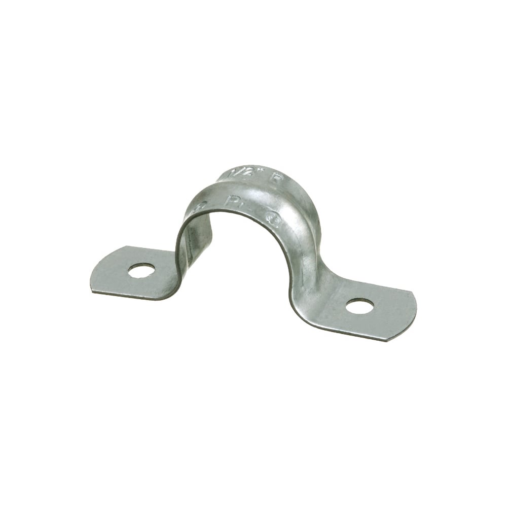 350 2-Hole Conduit Strap, 1/2 in Conduit, Steel
