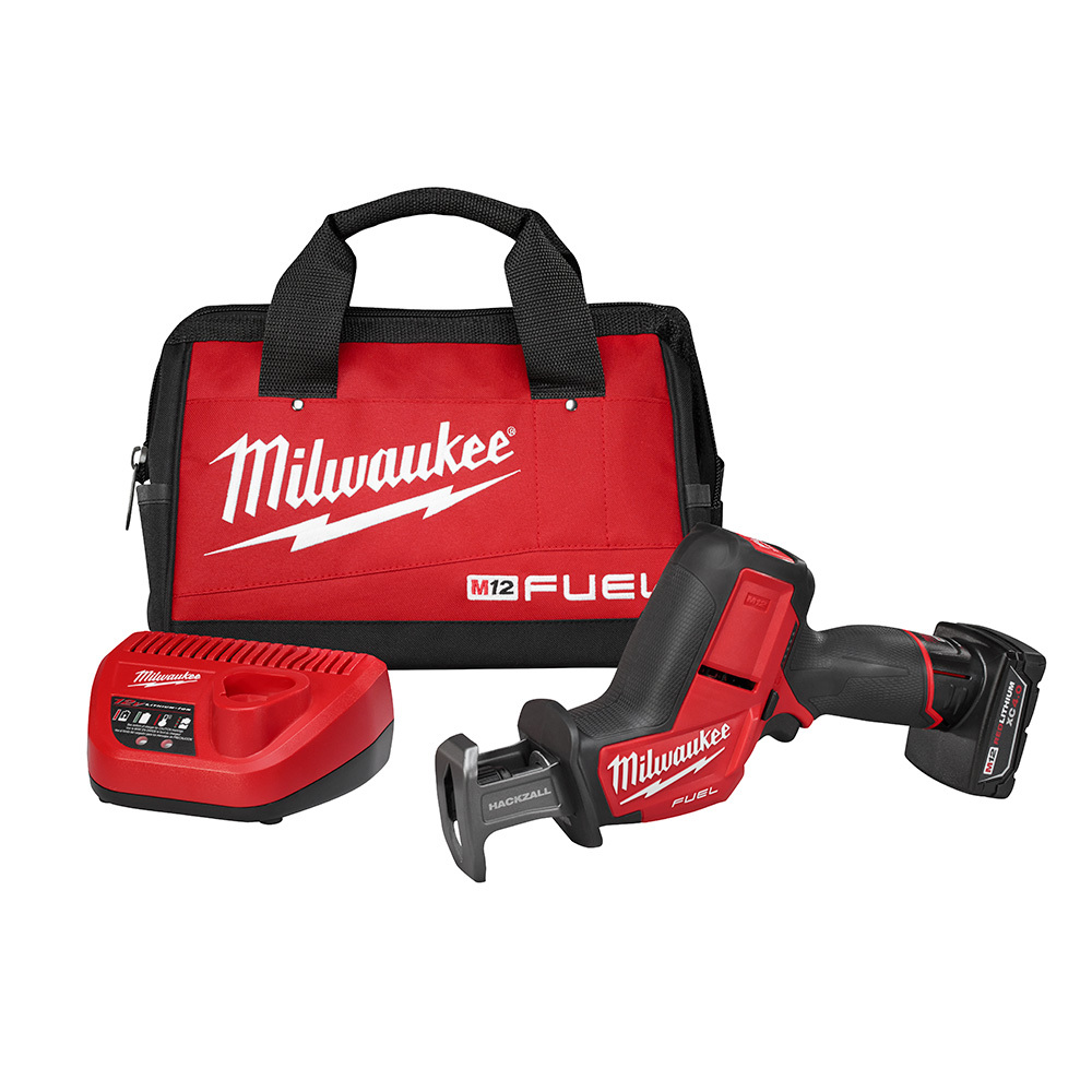 2520-21XC M12 Fuel Cordless Reciprocating Saw Kit, 5/8 in L Stroke, 3000 spm, Straight Stroke, 12 V DC, 13-1/4 in OAL