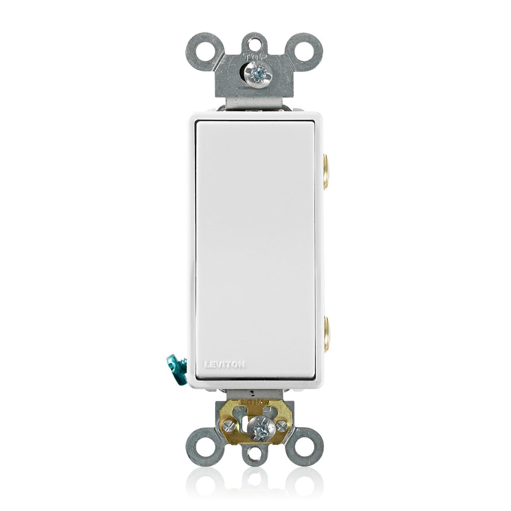 5622-2W Self-Grounding AC Quiet Switch, 120/277 V AC, 20 A, 1 hp, 2 hp Power Rating