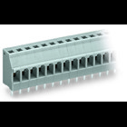 PCB terminal block; 2.5 mm; Pin spacing 5 mm; 6-pole; CAGE CLAMP; 2,50 mm; gray