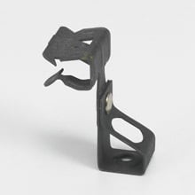BH5-E-2-4 1-Piece Rod to Beam Hanger, 1/8 to 1/4 in THK, 160 lb Load, Steel, Zinc Phosphate