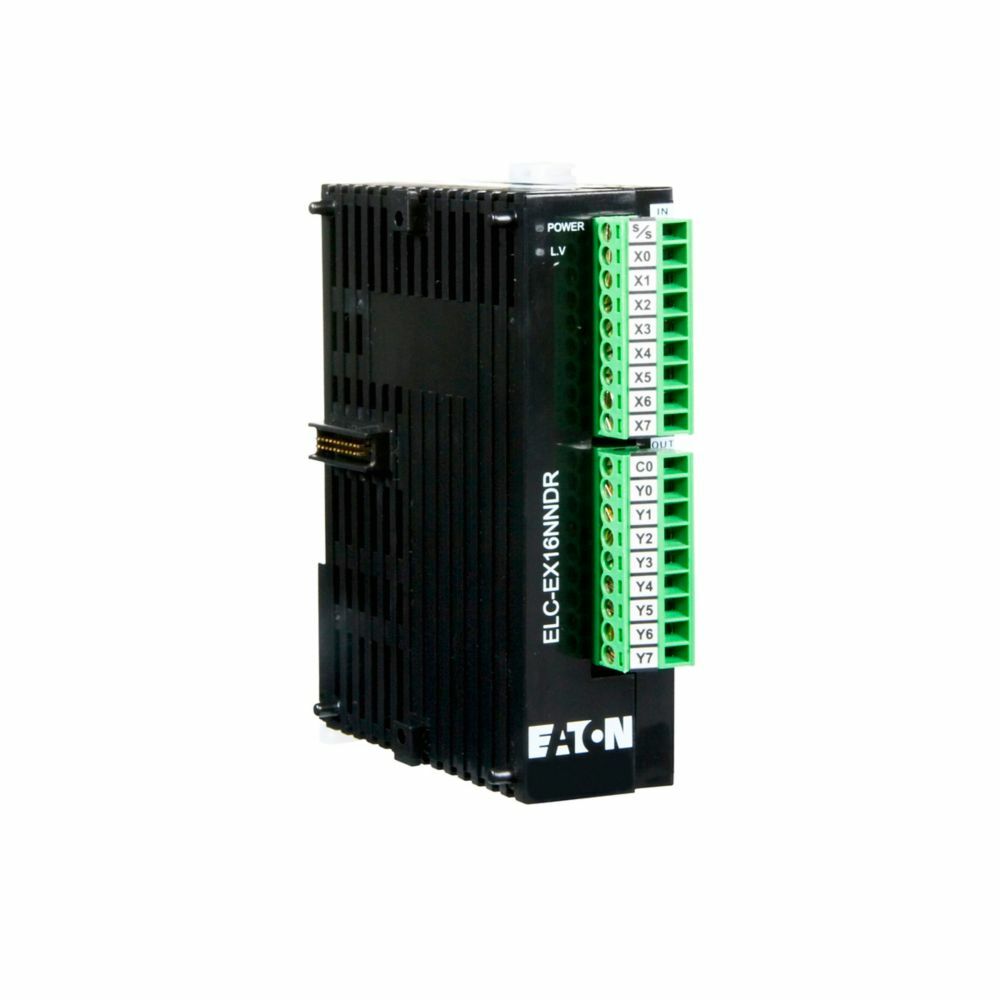 ELC-EX16NNDR Right Side Bus Digital Expansion Module, 24 V DC, 90 mA, 16 Inputs, 16 Outputs