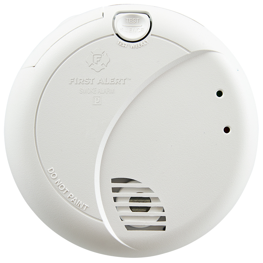 1042736 Smoke Alarm with Ten Year Sealed 9V Lithium Battery Backup, Hardwired, Photoelectric