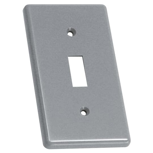 HB1SW Carlon Non-Metallic Outlet Box Cover, 4.3 in L x 2.38 in W