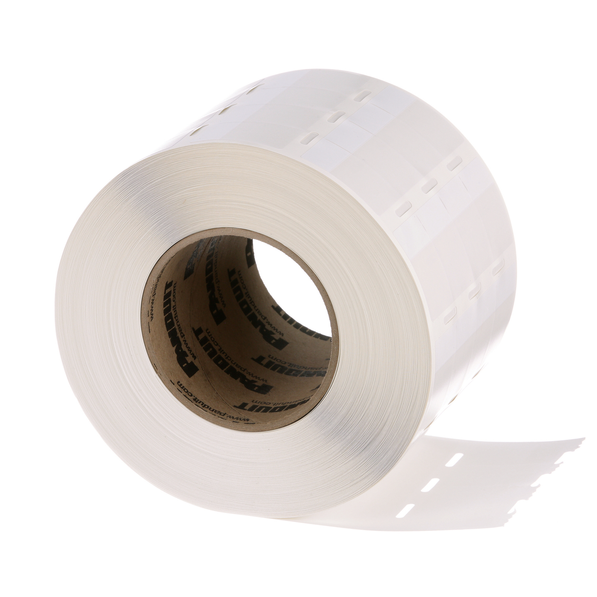 S150X150VATY Self-Lam, Vinyl, White, 5000 Lbls, TT, 1.5"x1.5", 0.5" PO H