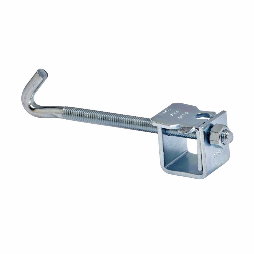 B750-J6ZN B750 Beam Clamp, 5 to 9 in W x 5/8 in THK Flange, 500 lb Load, Carbon Steel