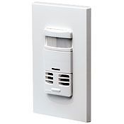 OSSMT-MDI 1-Pole Field Configurable Self Adjusting Occupancy Sensor With Neutral Wire, 120/277/347 V AC, Multi-Technology/PIR/Ultrasonic Sensor, 2400 sq-ft Coverage, 180 deg Viewing