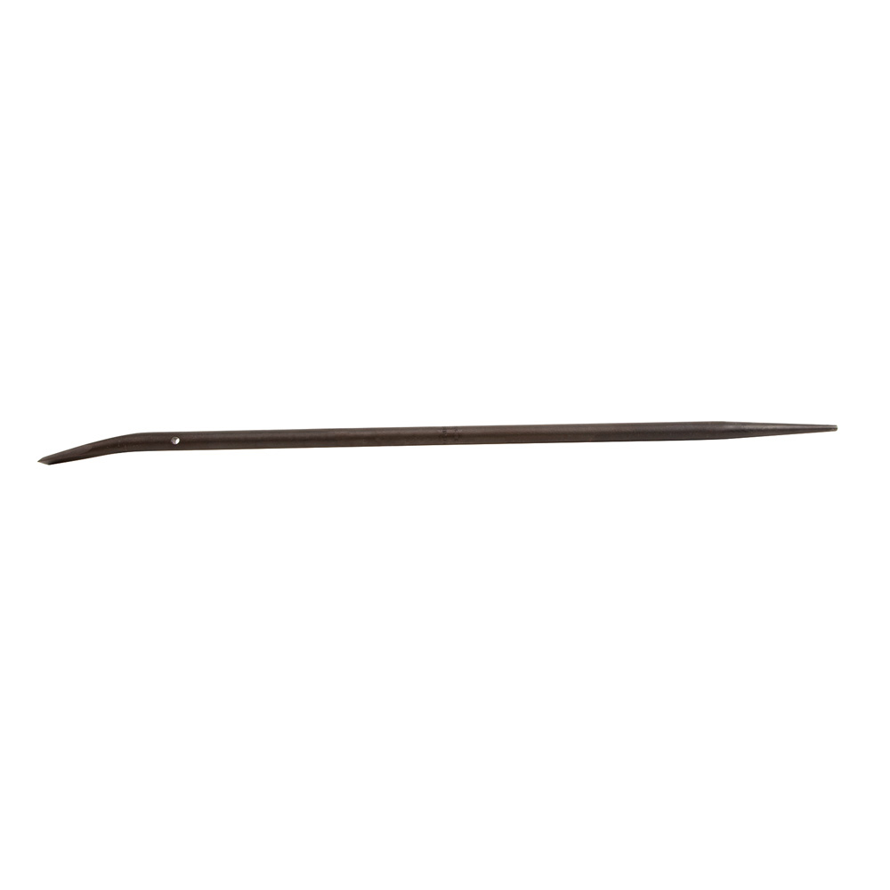 3246TT Round Connecting Bar With Tether Hole, Chisel Tip, 36 in OAL, Steel