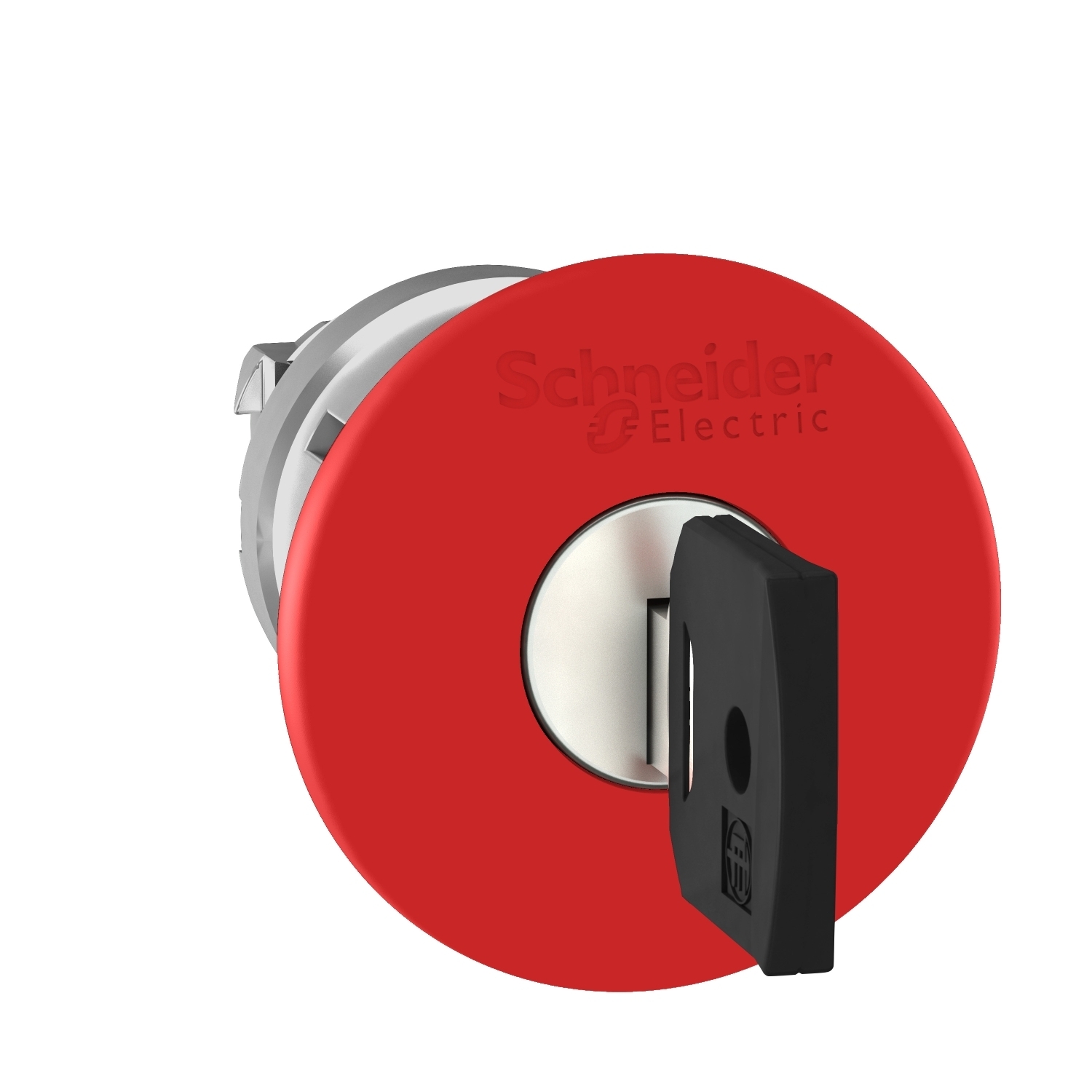 ZB4BS94420 Harmony Standard Switching Off Head, 0.87 in, Round Shape, Chromium Plated Metal, Red