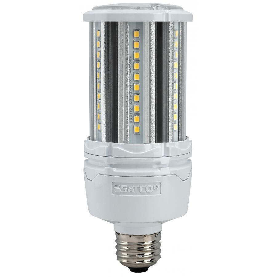 S39671 Replacement LED Light Bulb, 22 W, E26 Lamp, Corn Cob Shape, 2860 Lumens