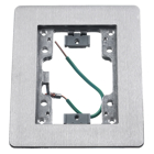 Hubbell Wiring Device Kellems, Floor and Wall Boxes, Floor Boxes,Flange, 1-Gang, Rectangular, Aluminum