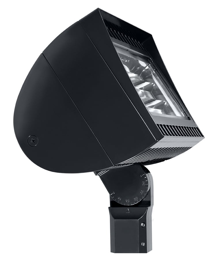 FXLED300SF Floodlight Fixture, LED Lamp, 314 W Fixture, 120/208/240/277 V AC, Bronze/Polyester Powder Coated Housing