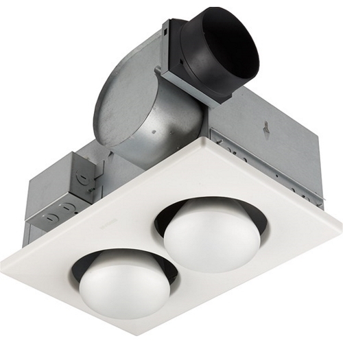 164 Bulb Heater, 70 cfm, 4 in Dia Duct, 500 W, 120 V AC, 500 W