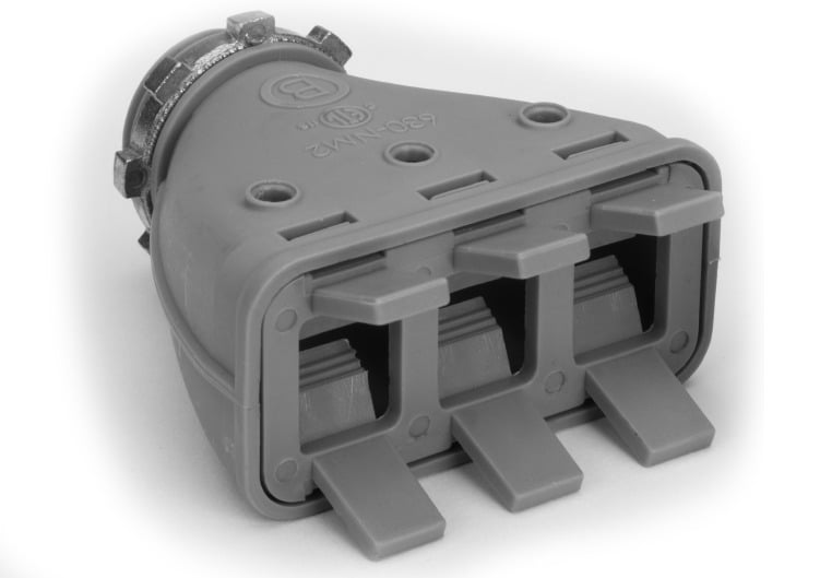 Mighty-Merge Transition Fittings. 3/4" Multi-NM Connector
