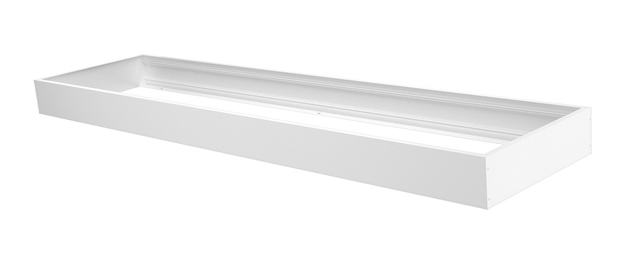 SMKEZPAN1X4 Surface Mounting Kit, For Use With EZPAN 1 x 4 ft Edge-lit LED Panel Light, Drywall Ceiling, Aluminum/Steel, White