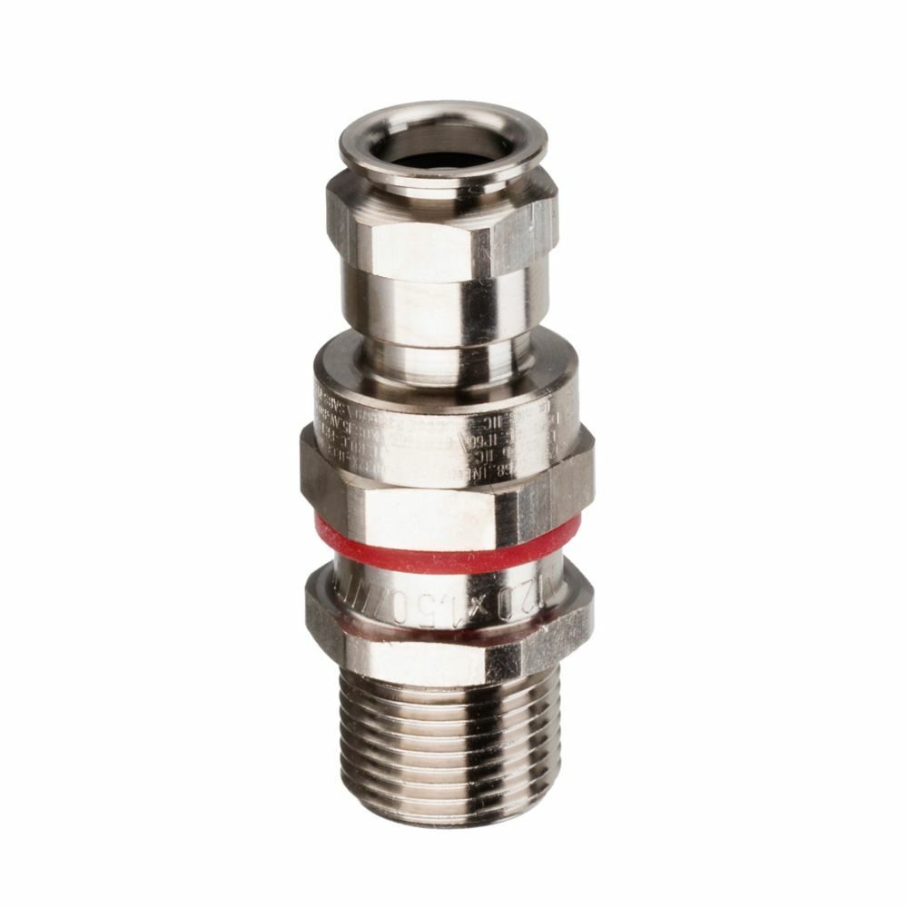 ADE1CN0753NPSCN ADE1C Cable Gland, 3/4 in NPT Thread, 7 mm Cable, Brass