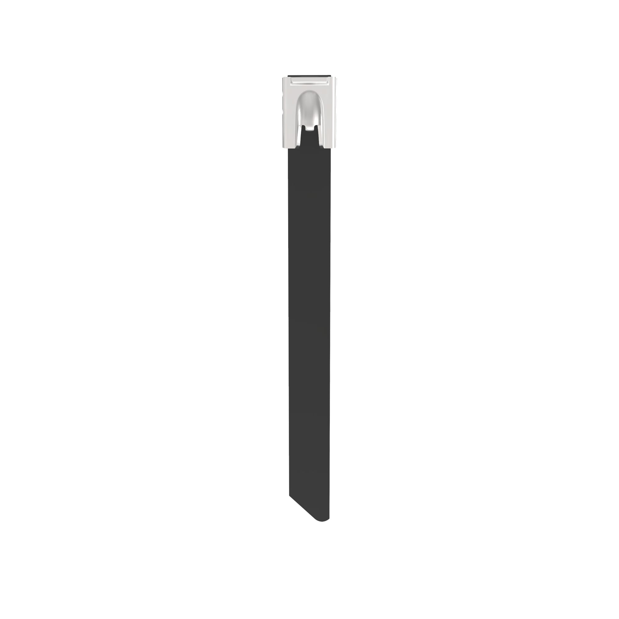 MLTFC8H-LP316 Pan-Steel MLTFC Cable Tie, 26.8 in L x 0.319 in W x 0.017 in THK, 316 Stainless Steel/Fully Coated Polyester, Black