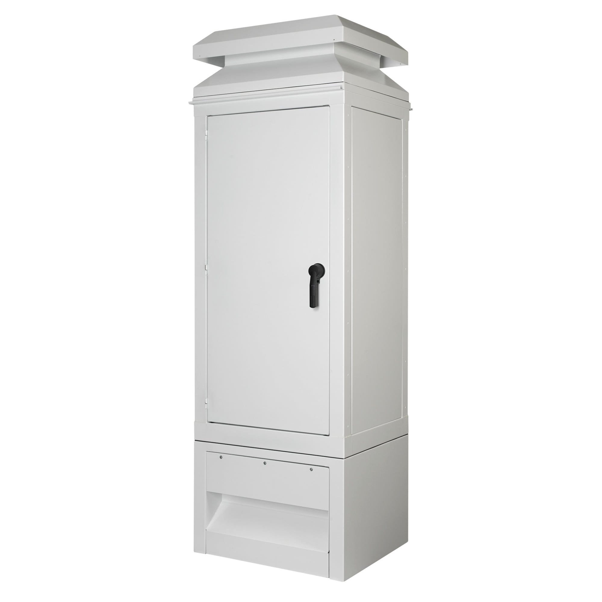 WFHD3E726830 A3RHD Heavy Duty Two-Door Frame, 74.14 in H x 68.56 in W x 30 in D, For Use With WEATHERFLO HD Enclosures, Aluminum