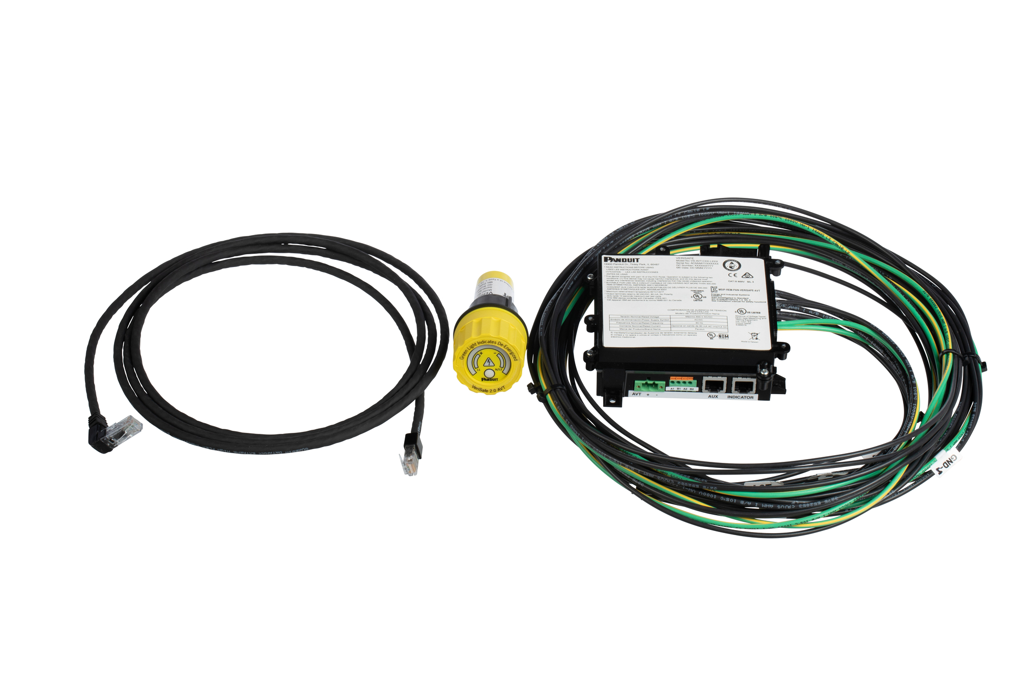 VS2-AVT-1PB-02 Single Phase AC/DC Absence of Voltage Tester, Lithium Battery, 1000/1000 V AC/DC Max Measurable