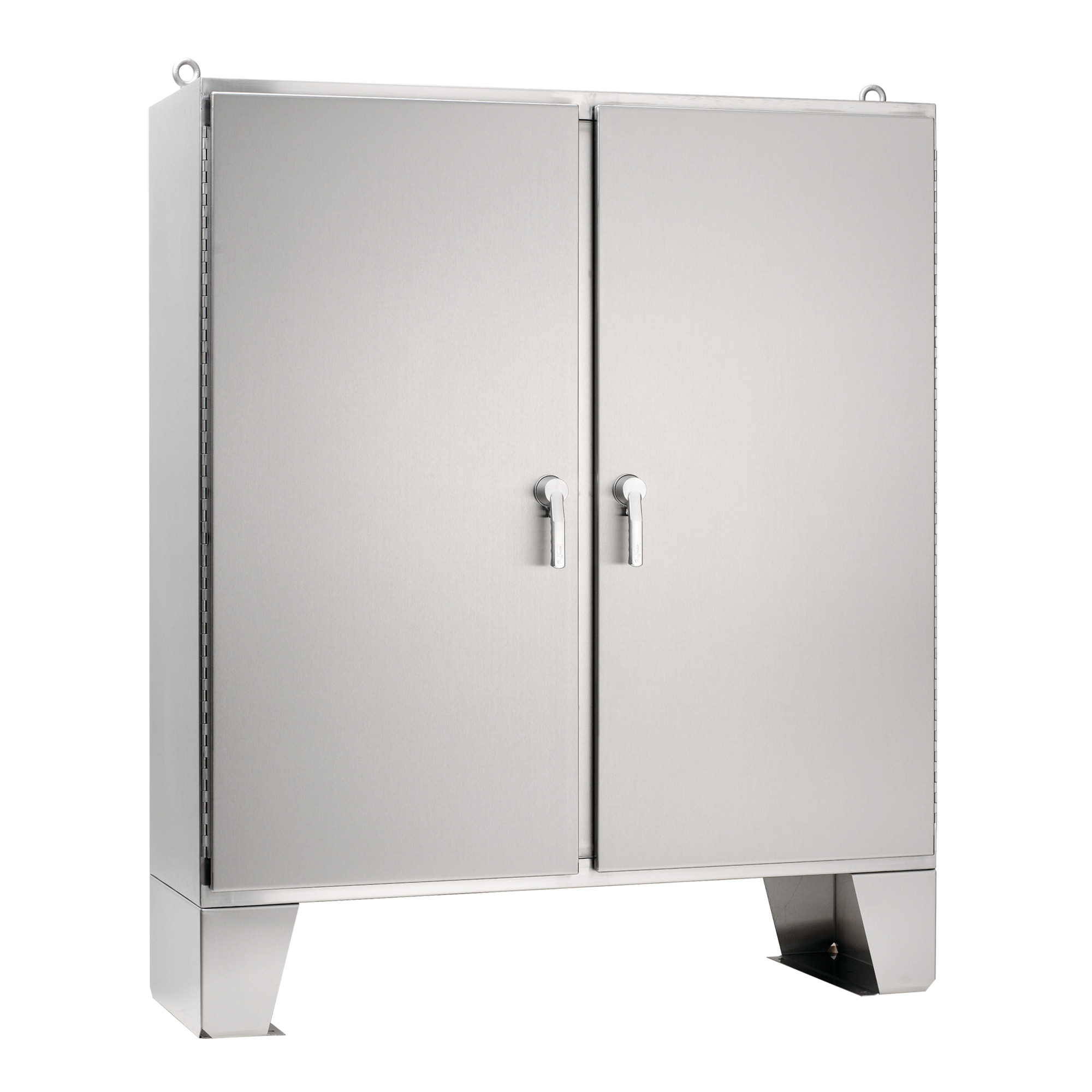 A74H6018SSLP3PT A4S3 Enclosure Door With 3-Point Latch, 74.062 in L x 60.062 in W x 18.062 in D, For Use With 2-Door Free-Standing Enclosures, 304 Stainless Steel