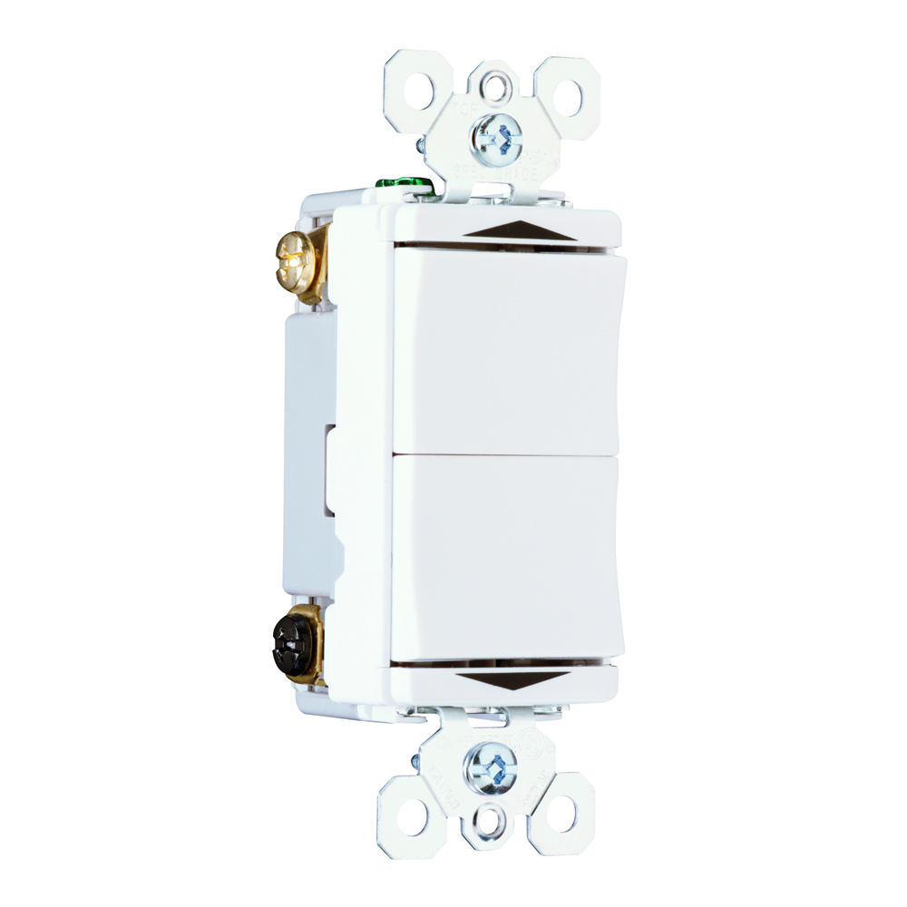 TM811DTMOW Spec Grade Decorator Momentary Contact Switch, White