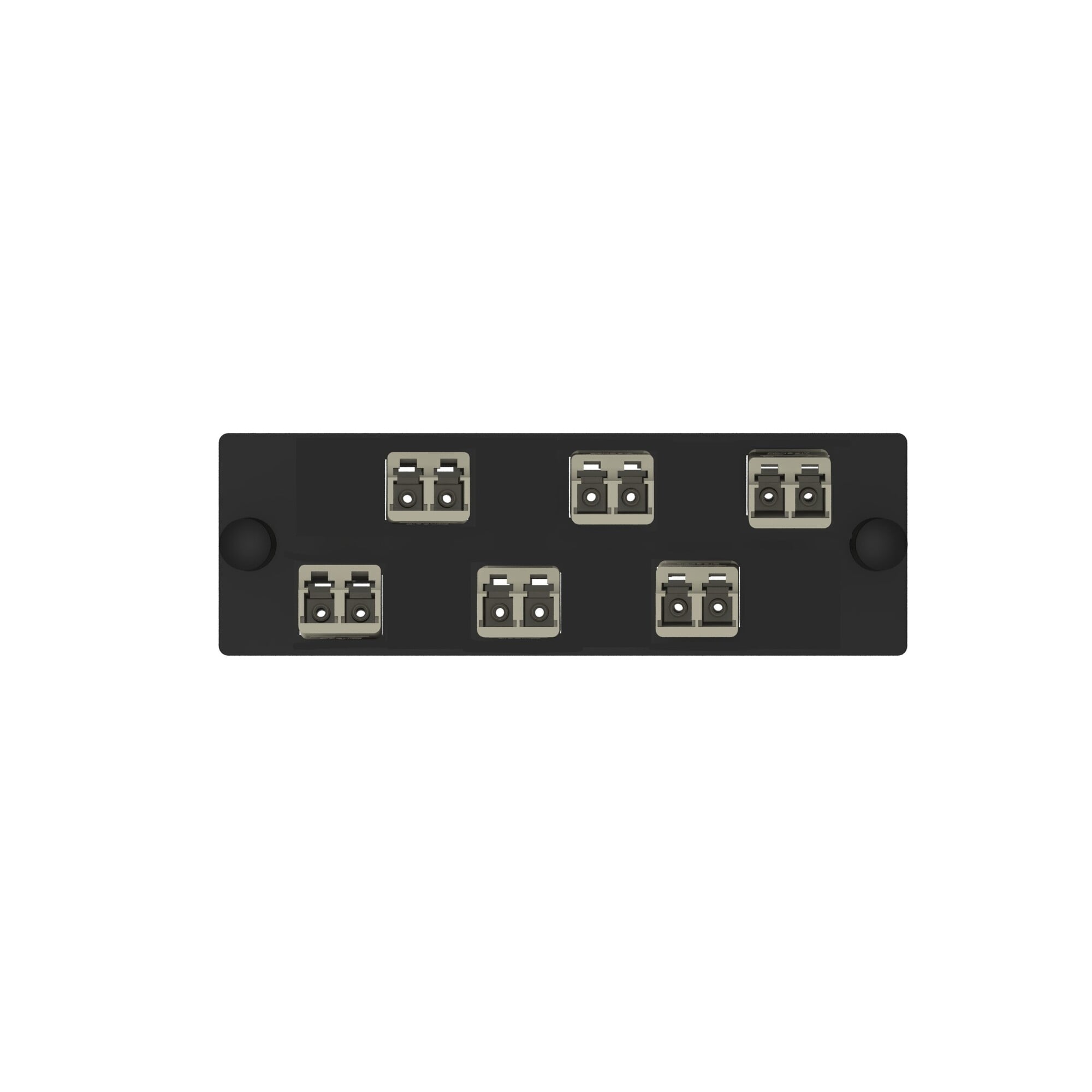 FAP6WEIDLCZ Adapter Fiber Optic Panel, LC Duplex End B, (6) Fiber OM1 Fiber