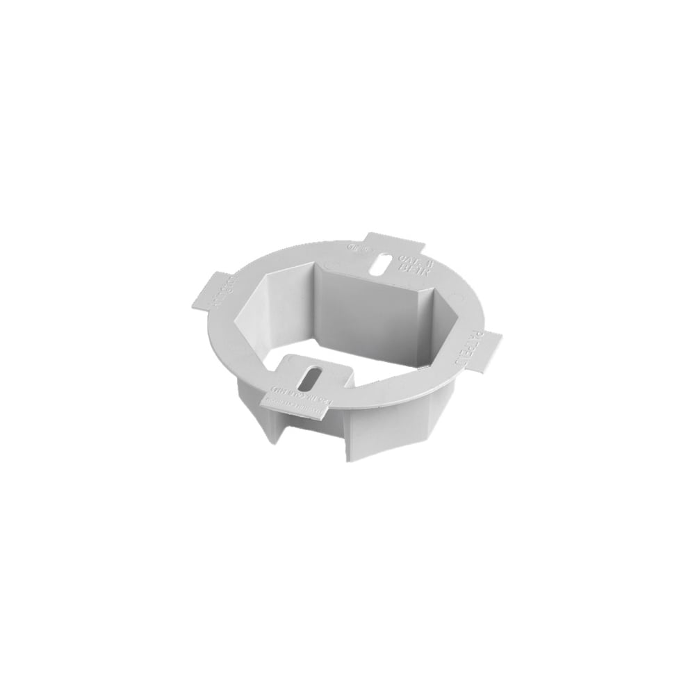 BE1R Box Extender, 1 Gang, 4.85 in L x 4.35 in W x 1-1/2 in D, Plastic