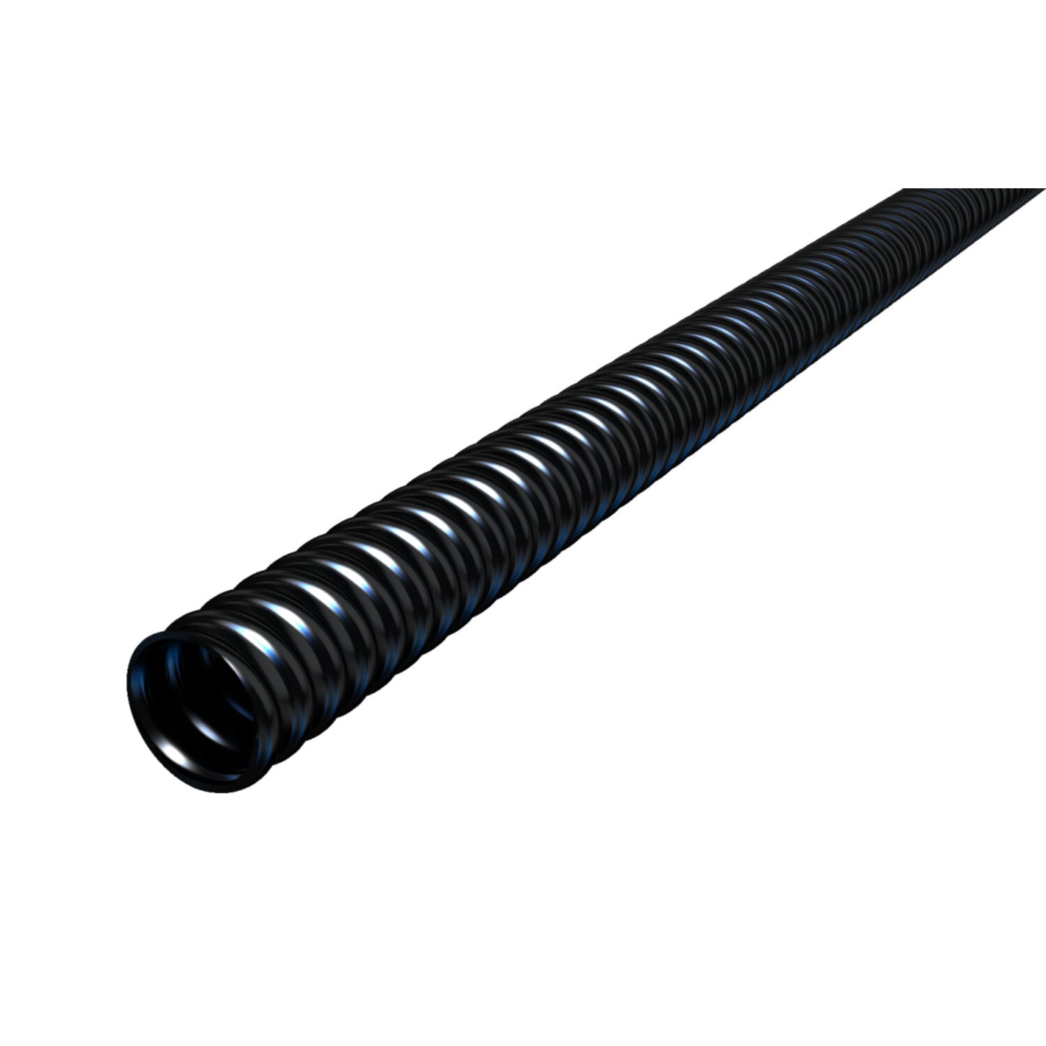 160-012 Type NMPT-B Corrugated Liquid Tight Non-Metallic Tubing, 3/8 in Trade, 0.484/0.504 in ID x 0.695/0.705 in OD, 100 ft/Coil L, PVC