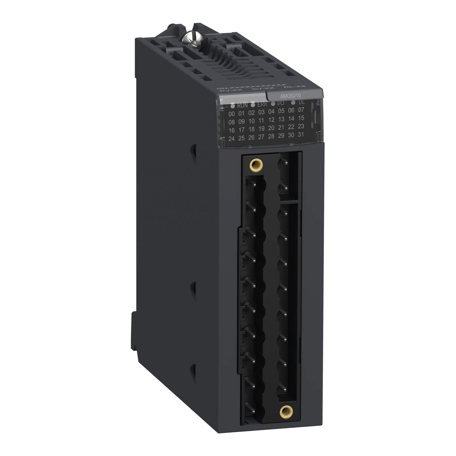BMXAMO0210 Modicon X80 20-Way 1-Connector Isolated Analog Output Module, 2 Outputs, 15 bit Resolution
