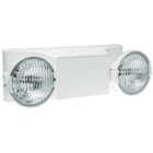 EZ-2 Series, Color: White, Number of Lamps: 2, Lamp Type: Incandescent, Voltage Rating: 120/277 VAC, Wattage: 14.4 W.
