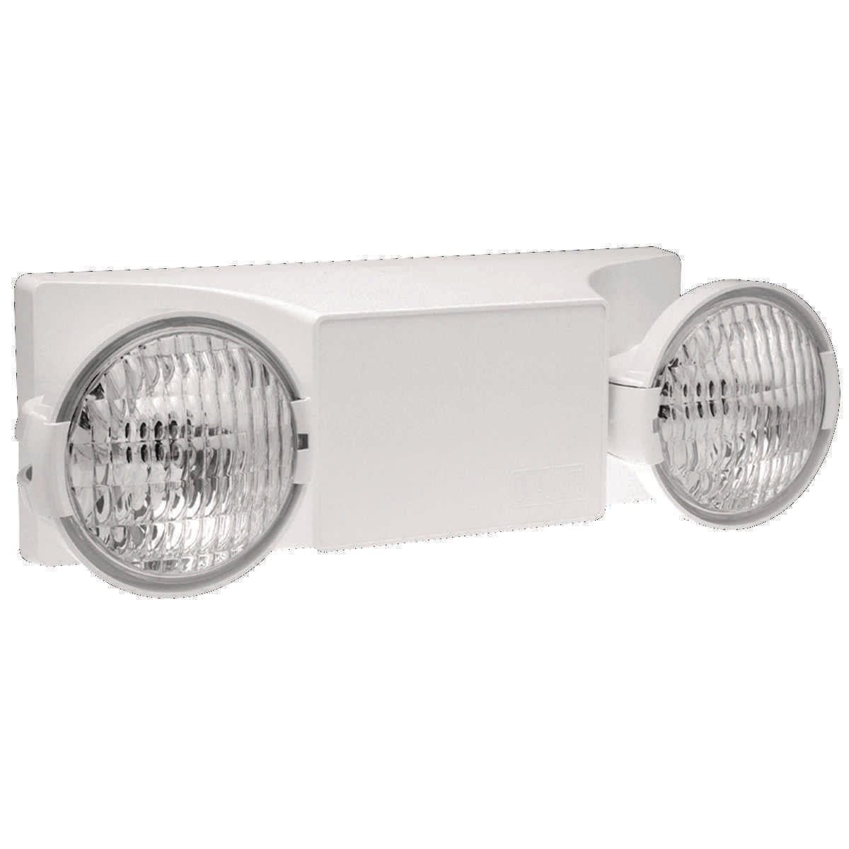 EZ-2I EZ2 Self-Contained Emergency Lighting Fixture, 14.4 W Incandescent Lamp, 120/277 VAC, 2 Heads, Thermoplastic