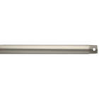 48 inch fan downrod (1 inch O.D.) suggested for 13 foot ceilings in Brushed Nickel