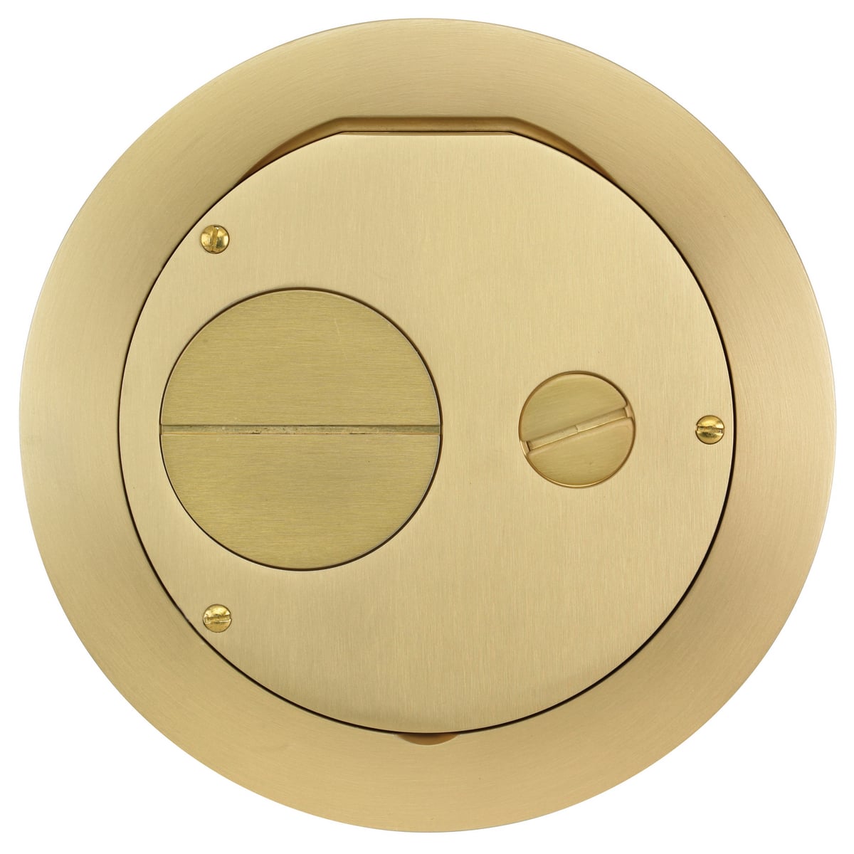 S1R6FFCVRBRS Fire-Rated Furniture Feed Standard Sized Poke-Through Cover, 7-1/2 in Dia, 8.59 in D, Composite
