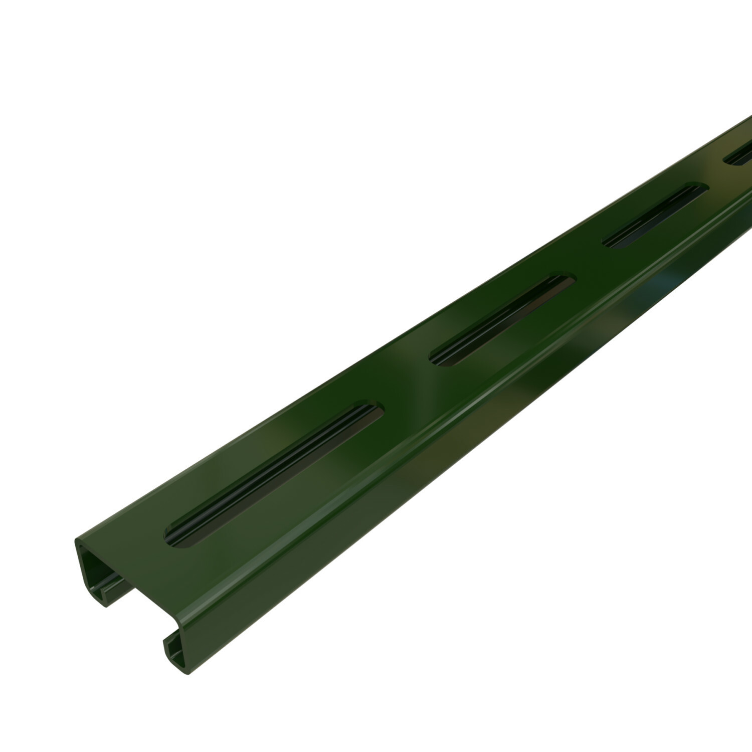 UNISTRUT CHANNEL, 14ga, 1-5/8"x 13/16", SL-SLOTS, GR