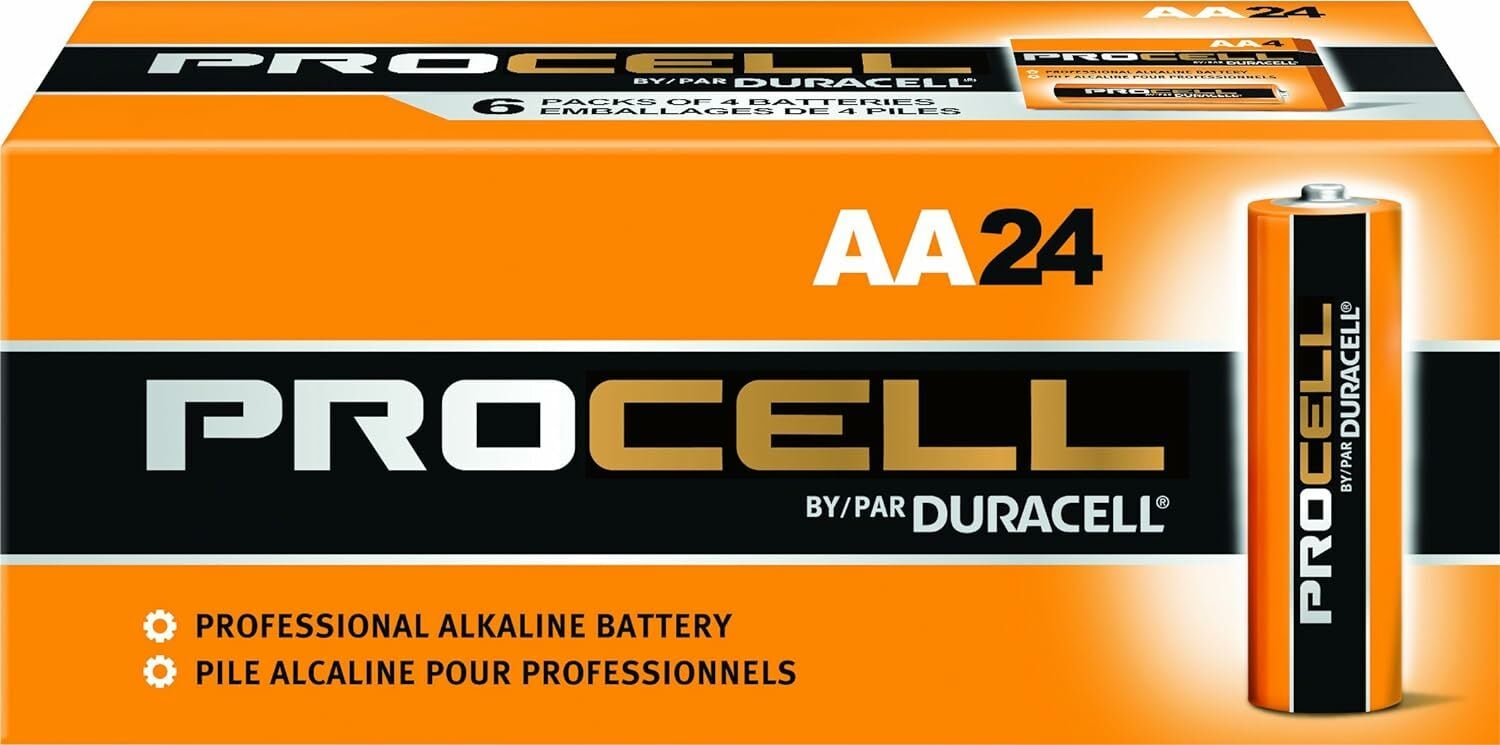 PC1500 Cylindrical Battery, Zinc-Manganese Dioxide, 1.5 V DC, 2.7 Ah, AA