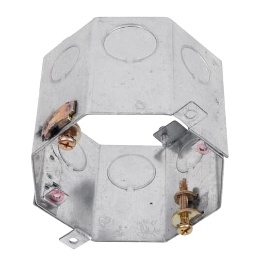 54551-CFB Steel City Welded Style Ceiling Box, Steel, 35 cu-in Capacity, 1 Outlets, 3 in D